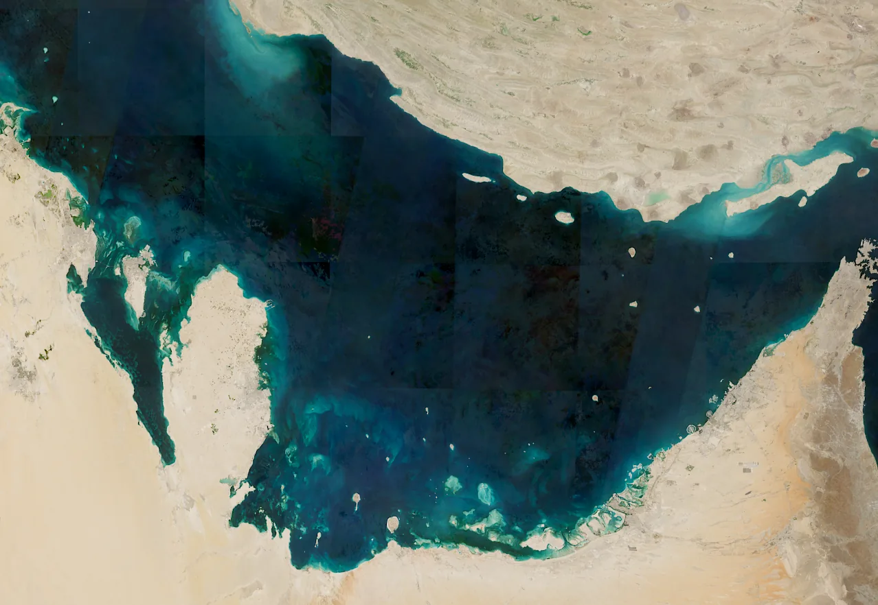 Geospatial data displayed across a regional map